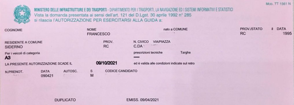 È importante sapere come ottenere il foglio rosa 2021